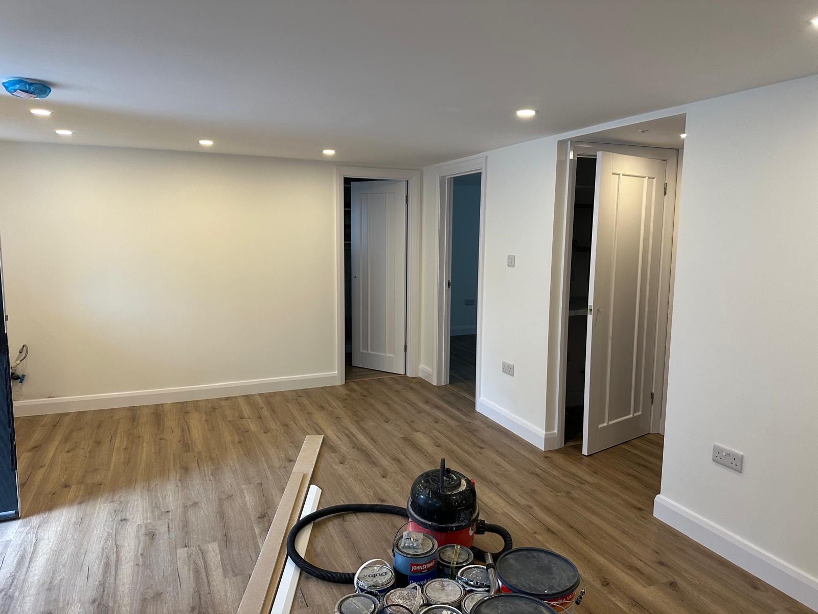 Full interior refurbishment with oak flooring