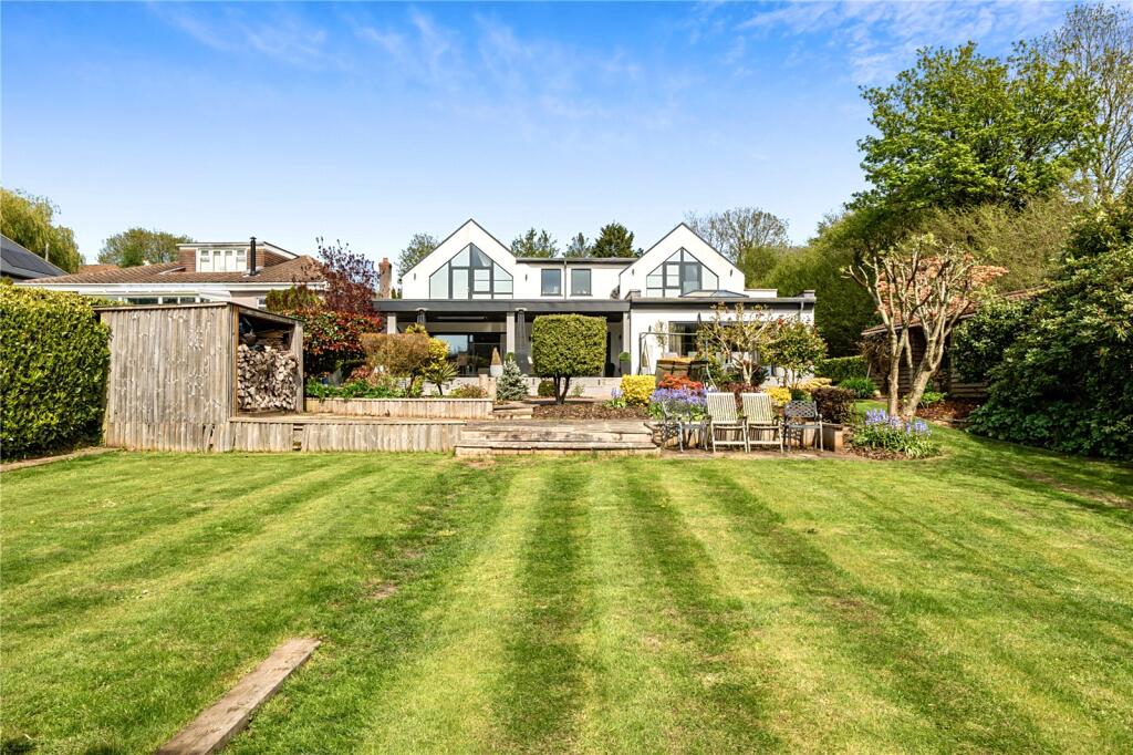 Front garden view of contemporary Bristol new build